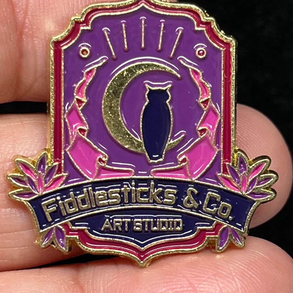 2/22 🧙‍♀️💀🪦Wiccan/witchcraft lapel pin -enamel NWOT